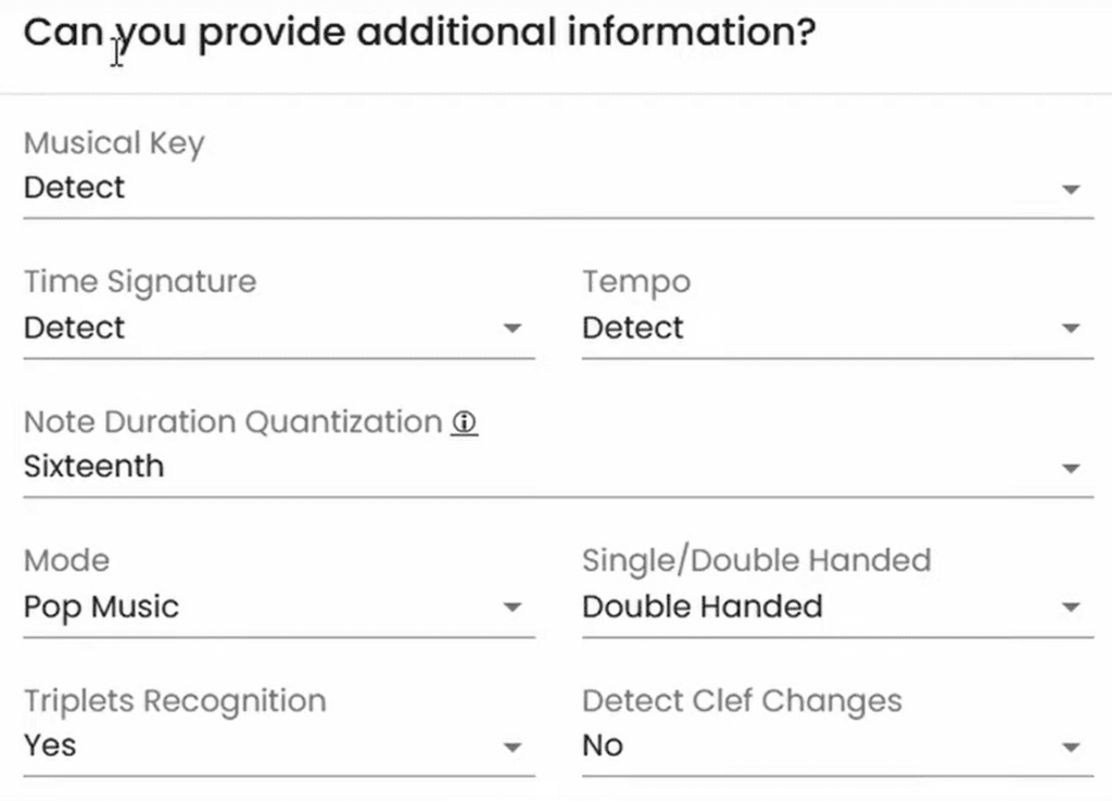 Adding additional information to your Klangio transcription