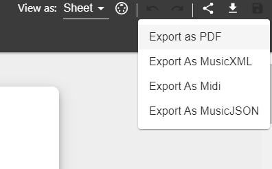 The download formats of Melody Scanner